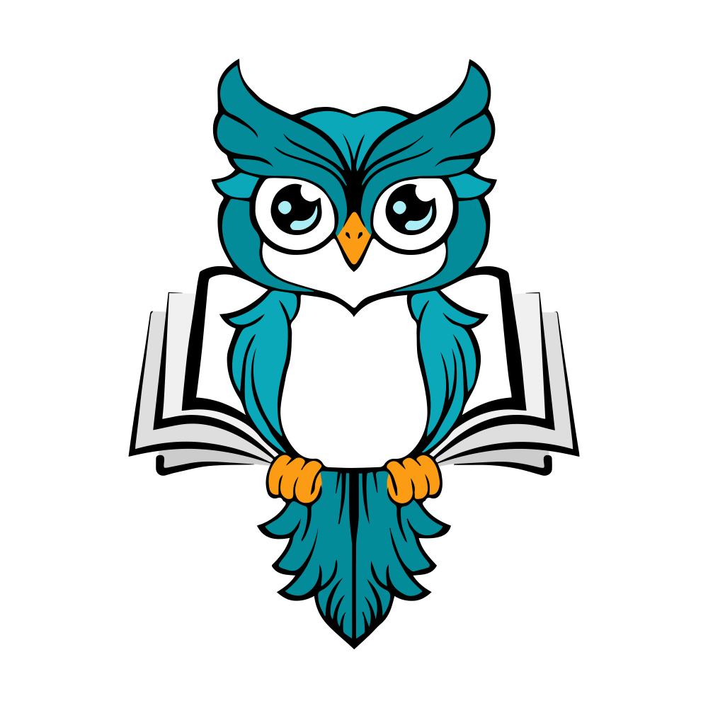 Le logo de l'application Owlybook, que je réalise avec un autre ami développeur web.